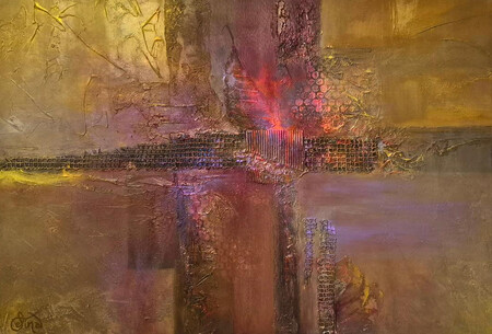 "Cycle" - 73 x 50 cm - C&eacute;lina &copy; - DISPONIBLE