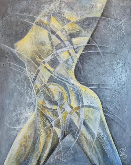 "Tourbillon" - 100 x 80 cm - C&eacute;lina &copy; - DISPONIBLE